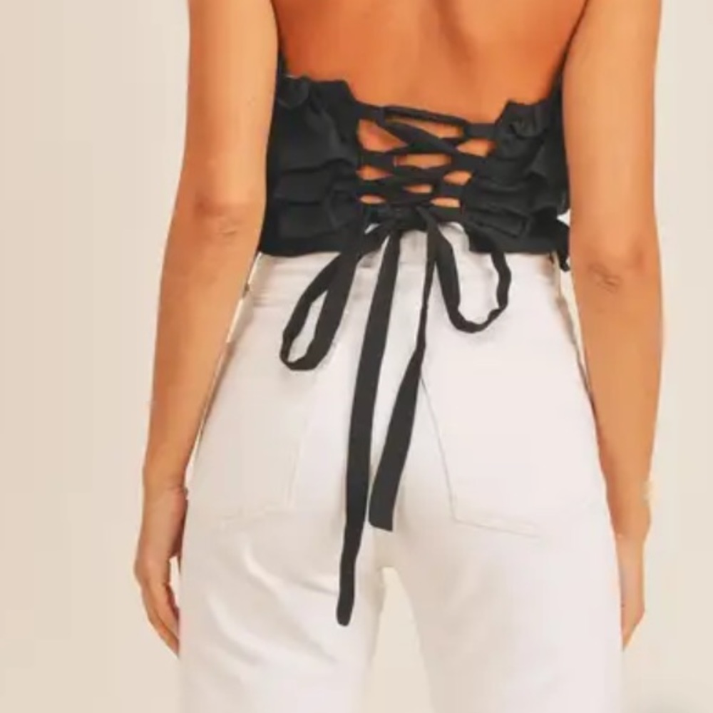 Mable Ruffle Tube Top - Picture 3 of 11